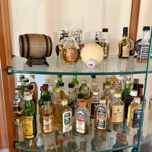 Miniature liquor bottles collection used, about 300 rare worldwide