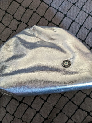 Anna Maria Mazaraki silver clutch bag like new