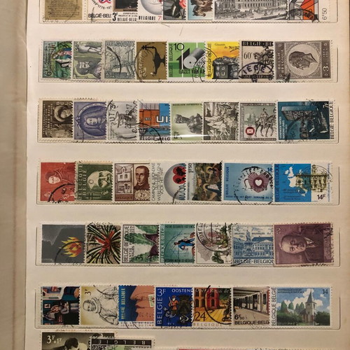 Stamp collection like new, Belgium, Austria and Reich sets