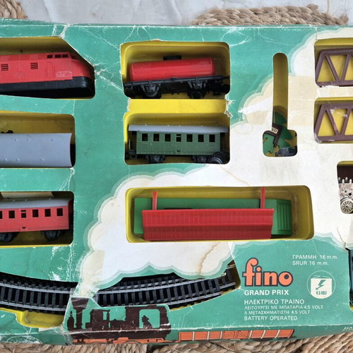 Fino Vintage Train Set used, 1970s, non-working
