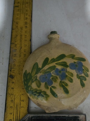 Ceramic flask used