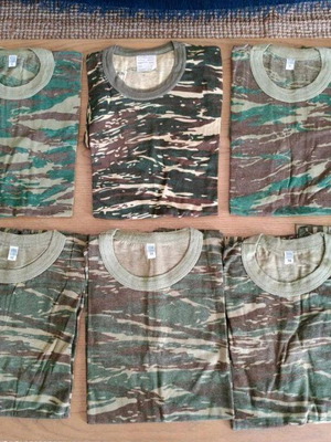 Στρατιωτικά t-shirt μεταχειρισμένα, πακέτο 5 small σε καλή κατάσταση