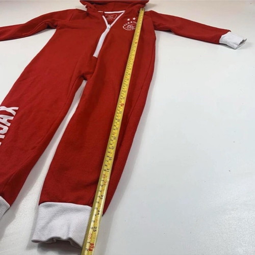 Vintage AFC Ajax Amsterdam Kids Romper Pyjamas size 116/122 4-5y like new, red