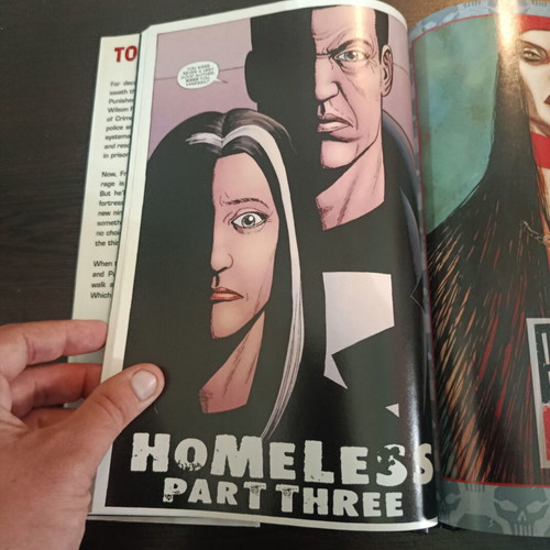Punisher Max: Homeless Marvel hardcover comic book, first printing 2012