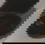  Τιρκουάζ μπλε μελάνι "PARKER-SUPER CHROME", σε γυάλινο μπουκάλι στο κουτί του.