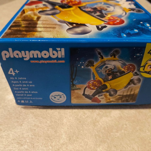 Playmobil 4478 deep water exploration submarine sealed, 2007
