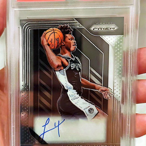 Lonnie Walker IV 2018 PANINI PRIZM ROOKIE SIGNATURES #RSLW4 ROOKIE SIGNATURES GRADED PSA 10