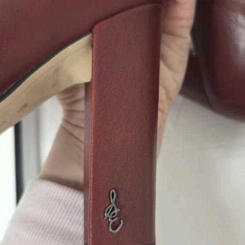 Sam Edelman ankle boots like new, red, size 38.5, 9.5 cm heel