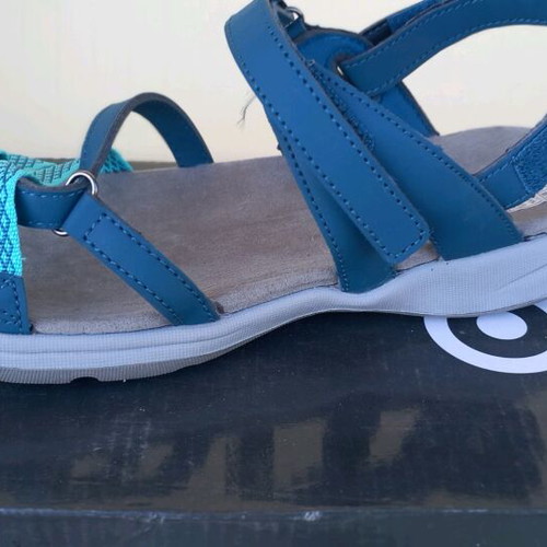 Admiral women's sandals new, size 36, blue turquoise