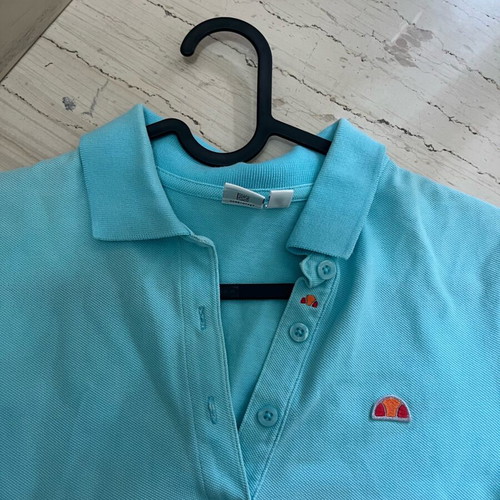 Ellesse Polo shirts like new, blue and light green, set of 2