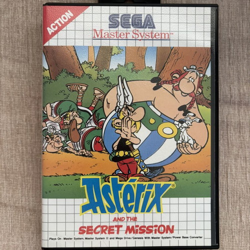 Asterix and the Secret Mission SEGA Master System παιχνίδι, πλήρες