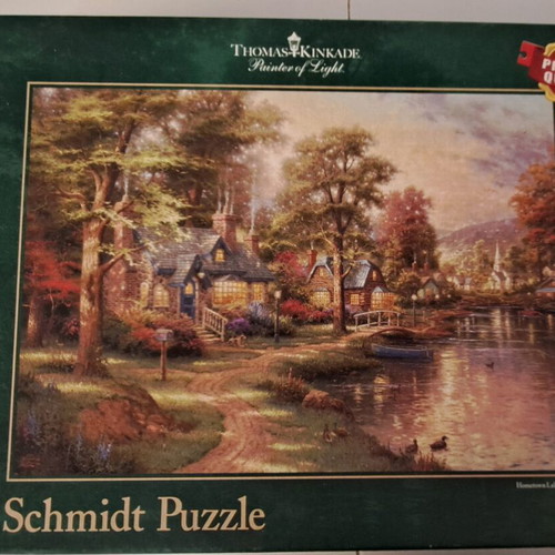 Schmidt Kinkade puzzles 1500 pieces like new