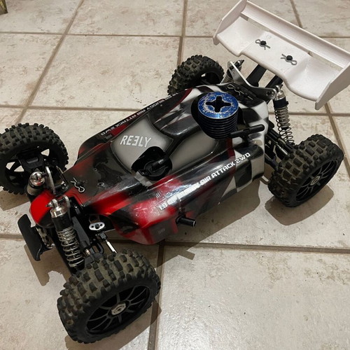Nitro RC Reely Air Attack 4WD Buggy like new with Force 21 engine