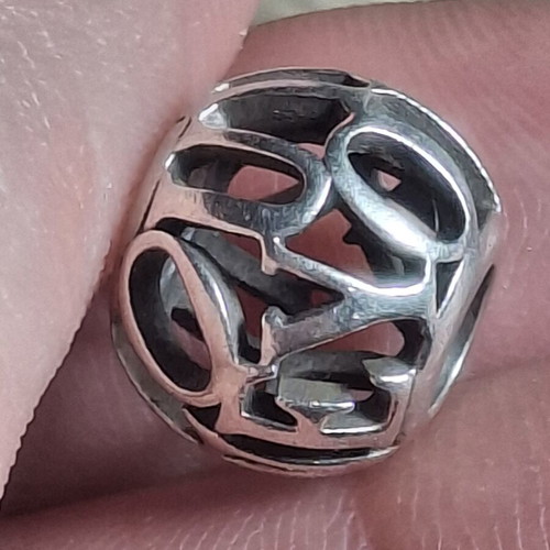 Pandora charm 'I love you' silver