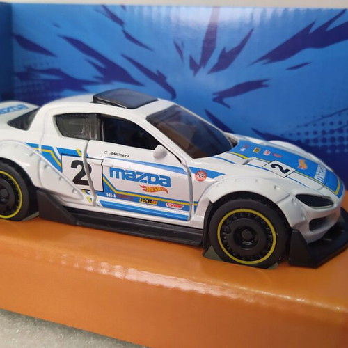 Hot Wheels Pull Back Speeders 2004 Mazda RX8 Custom new