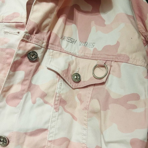 Jacket used, size M, pink camouflage