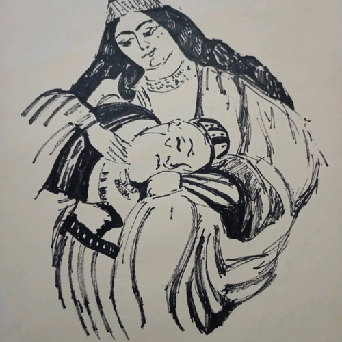 Drawing used with theme Kyra Frosyni and Ali Pasha