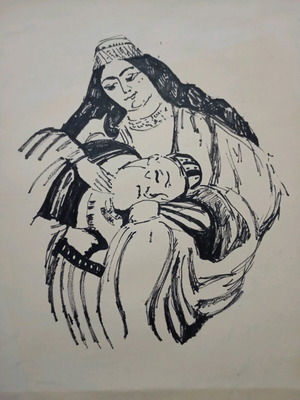 Drawing used with theme Kyra Frosyni and Ali Pasha