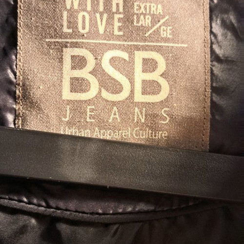 BSB puffer jacket used, size L, black