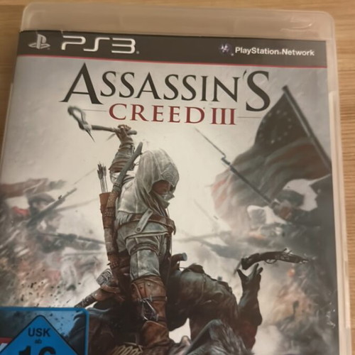 Assassin's Creed 3 PS3 game like new