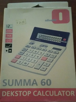 Olivetti Summa 60 calculator new