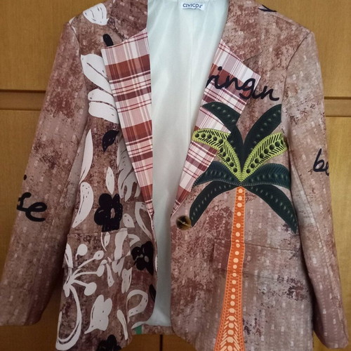 Civico jacket one size with unique design like new