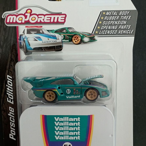 Αυτοκινητάκι Majorette Porsche 935K καινούργιο με κινούμενα μέρη και ανάρτηση