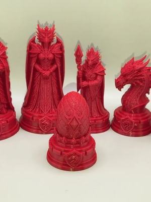 Dragon Chess Set new condition