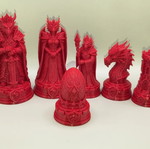 Dragon Chess Set new condition