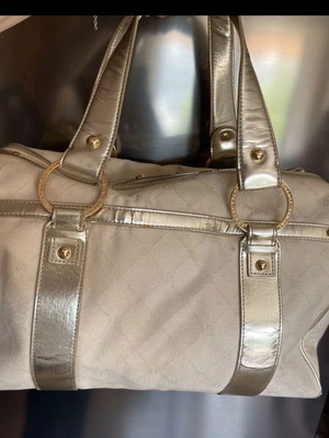 Armani Exchange shoulder bag like new, beige and gold
