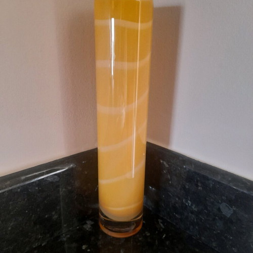 Kosta Boda A.Ehner tube vase like new, vintage