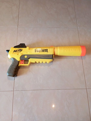 Nerf Fortnite SP-L πιστόλι με σιγαστήρα σε άριστη κατάσταση
