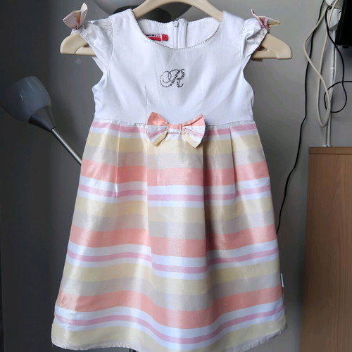 Raxevsky dress 6 years like new, white multicolor
