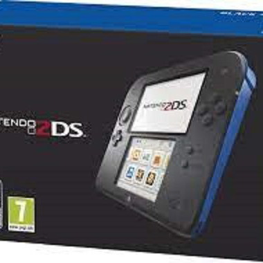 Nintendo 2DS console blue used, boxed
