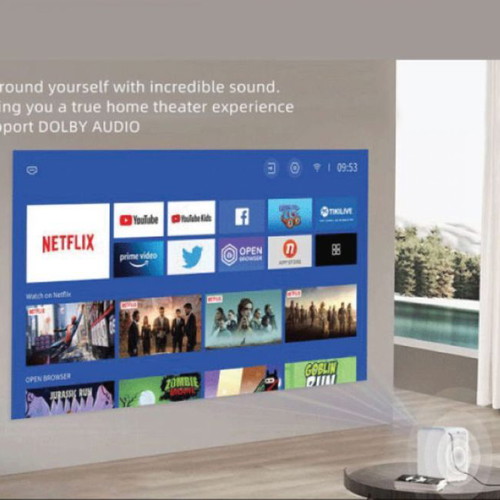 ICA Mecool KP2 Smart Projector FHD 1080p new with Netflix and Dolby