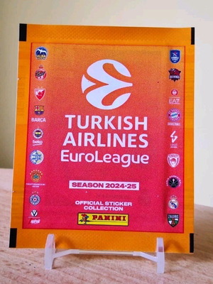 Panini Euroleague 2024/25 sealed sticker packet new