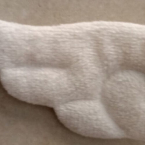 Angel Wing Hair Clip like new, plush white design
