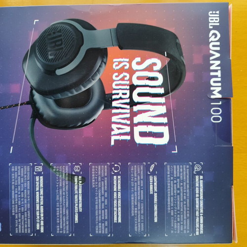 JBL Quantum 100 Gaming Headset brand new, wired