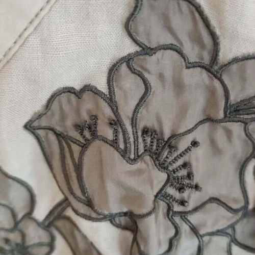 Derhy Linen Dress gray summer, like new