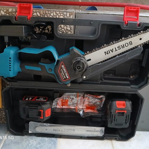 Battery-Powered Pruning Chainsaw with 2 Batteries 40kW and Charger