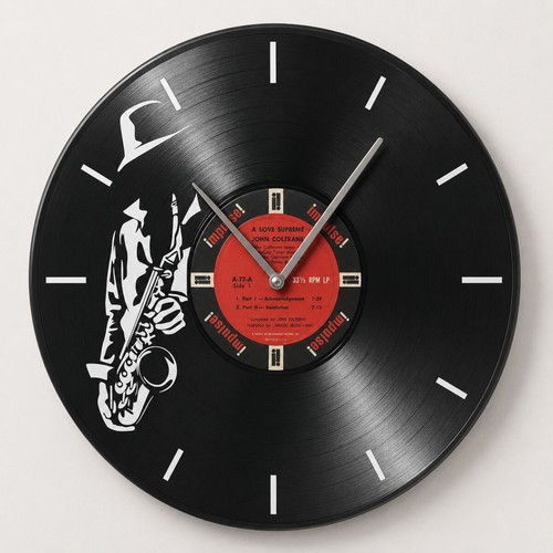 Wall clock vinyl record Ken Coltrane – A Love Supreme new