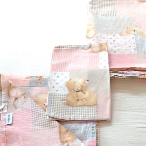 Nef Nef pillowcase and 2 sheets set used