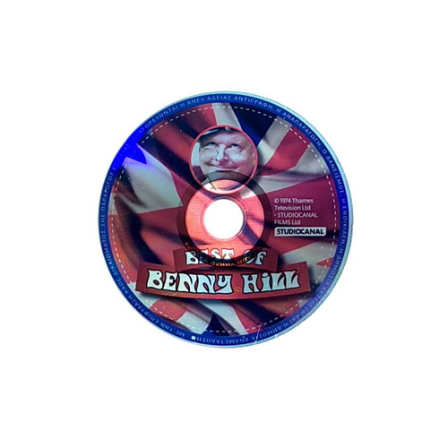 Best of Benny Hill DVD, classic British comedy with Greek subtitles