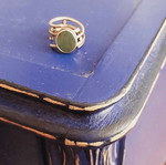 Handmade silver ring 925 with semi-precious stone