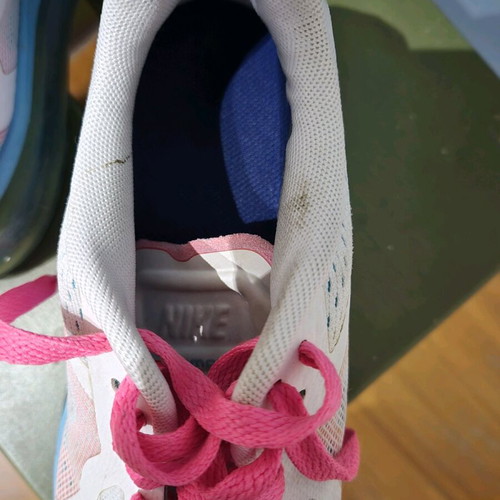 Nike Airmax 2014 athletic shoes like new, size 36.5, white and pink