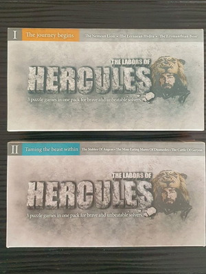 The Labors of Hercules I/II board games new, sealed