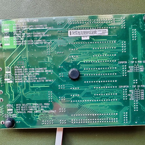 Atmel AVR STK500 development board used