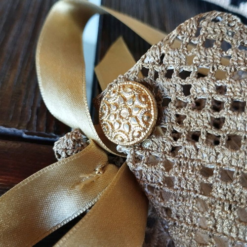 Vintage gold lace handmade bracelet new