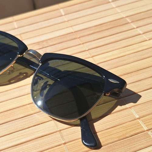 Ray Ban Clubmaster sunglasses G15, made in USA, Bausch and Lomb