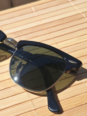 Ray Ban Clubmaster sunglasses G15, made in USA, Bausch and Lomb